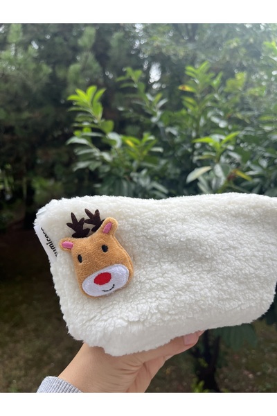 sumicorn عيد الميلاد الغزلان أفخم قابل للغسل انغلق متقلب اصطف حامل القلم مقلم...