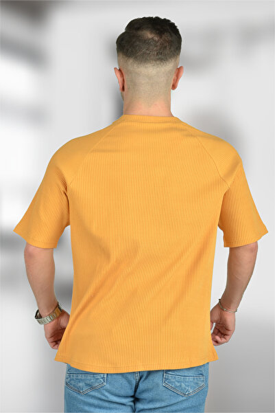 BESSA Ανδρικό μπλουζάκι Oversize - Crew Neck, Twill, Raglan Sleeve