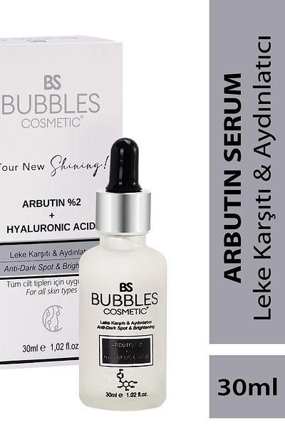 bs bubbles cosmetic Arbutin Serum Repair Anti-Blemish and Brightening Hyaluronic Acid