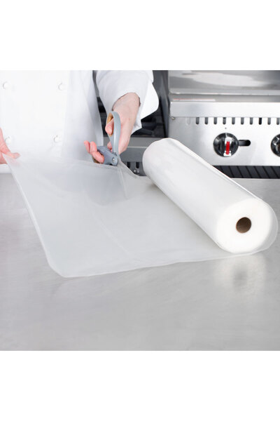 DG Vakum 25 Cm X 10 Mt - Tek Yüzeyi Tırtıklı Rulo Vakum Torbası