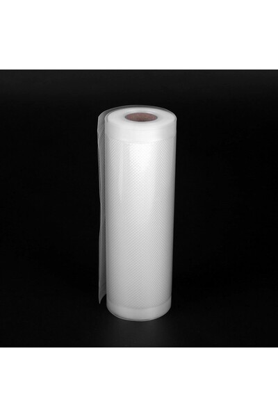 DG Vakum 28 Cm X 10 Mt - Tek Yüzeyi Tırtıklı Rulo Vakum Torbası