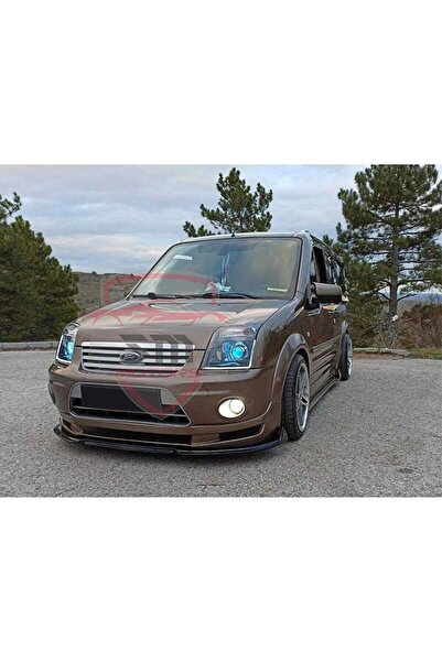 DKELEKTRONİK Ford Connect Ön Tampon Eki Bodykit Karlık Lip 123pionablack