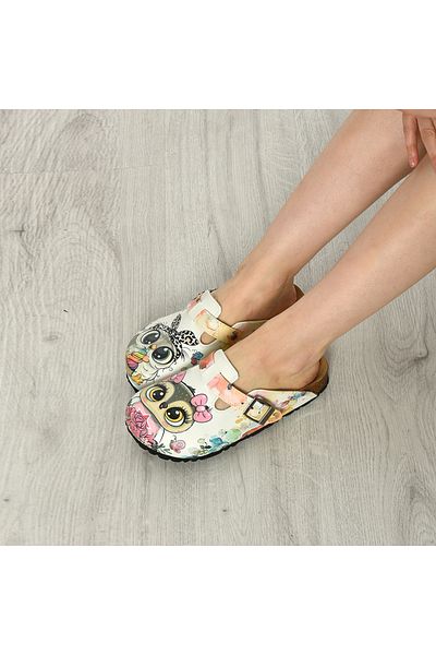 azizsahinshoes 6310 Παντόφλες Κουκουβάγιες