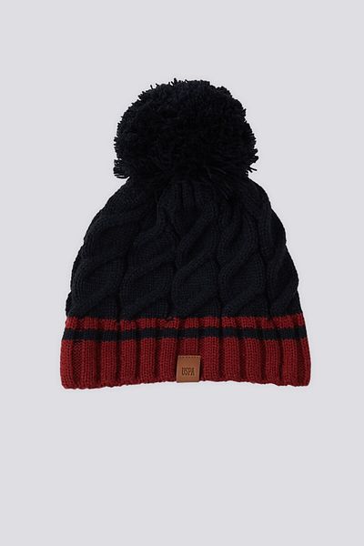 U.S. Polo Assn. U.S. Polo Assn Baby Boy Navy Blue Scarf-Beanie-Glove Set