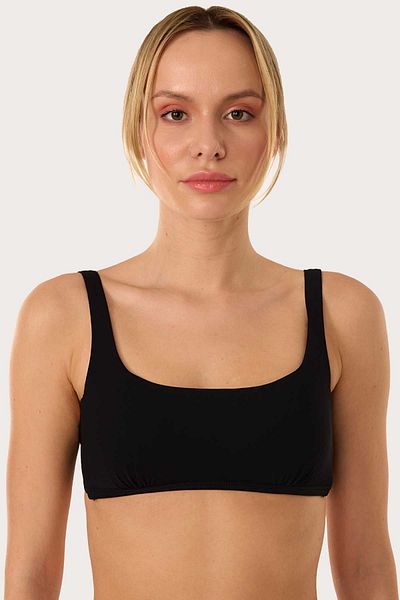 AYYILDIZ 63558 Top bikini sportiv negru