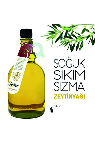 solive Soğuk Sıkım Sızma Zeytinyağı 1 Lt