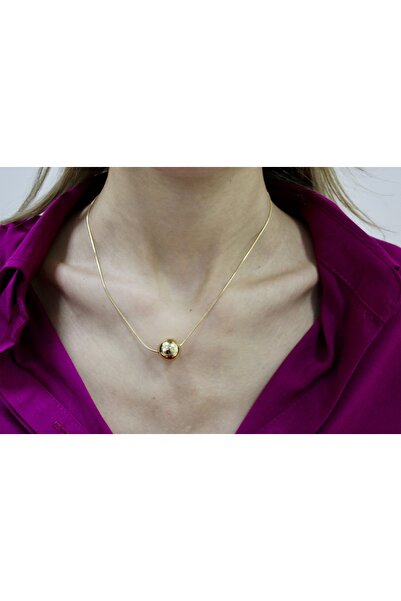 Vitastyle Plated Steel Ball Pendant