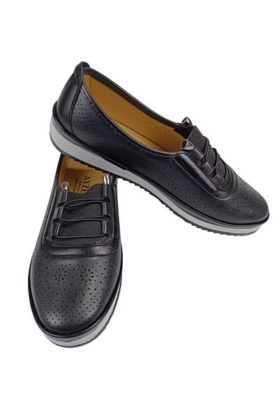 Ayzen SİA BAG AYZEN COMFORTLİNE ORTHOPEDIC NON-SLIP SOLE BREATHABLE FOOTS WOMEN'S FOOTS WITH RUBBER LACES