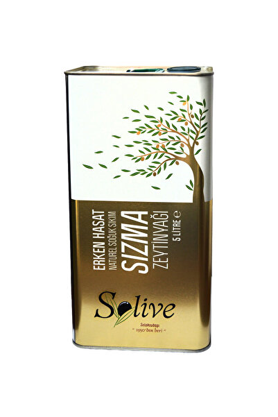 solive Erken Hasat Soğuk Sıkım Sızma Zeytinyağı 5 Lt