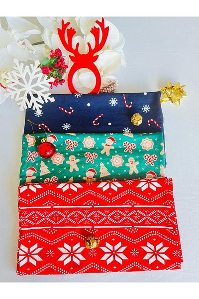 BERG - Bandana parașuta din bumbac elastic din bumbac pieptănat colorat 3 buc