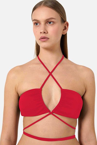 AYYILDIZ 63559 Red Bikini Top