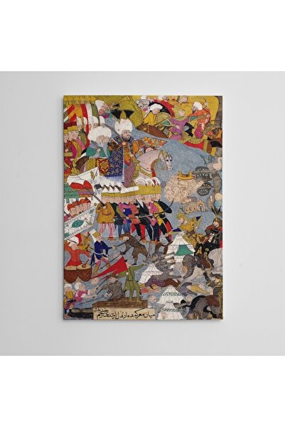 Dekolata Osmanlı Minyatür Kanvas Tablo