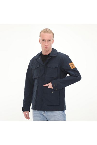 Timberland Мъжко яке Timberland Dwr Abington Wax Cotton Field - тъмносиньо