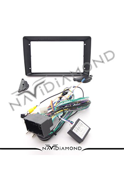 NAVİDİAMOND ÖZER ELEKTRONİK FIAT EGEA 9 INCH ANDROID TEYP ÇERÇEVE - SOKET - C...