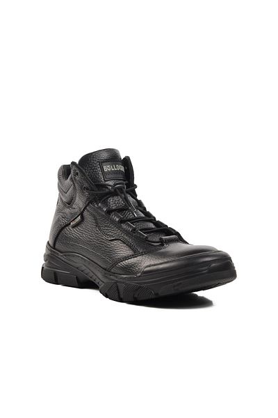 Bulldozer 230016 Ανδρικές μπότες από γνήσιο δέρμα Black Floater
