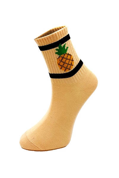 Solonine Комплект от 5 първокласни спортни чорапи с шарки