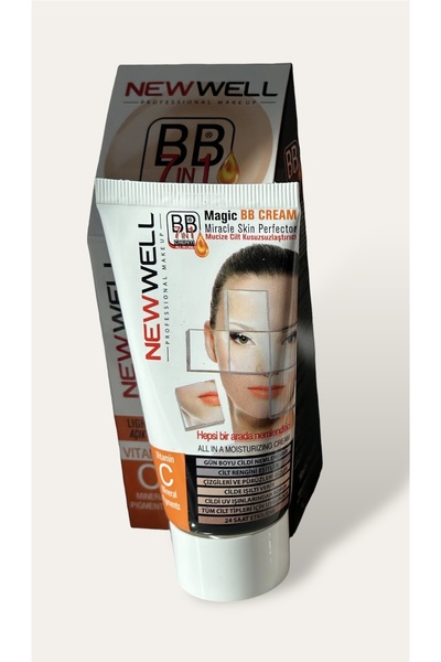 Çarşı Kozmetik New Well Bb 7 in 1 Cream - 50ml, Light Light Tone, Model 86800...
