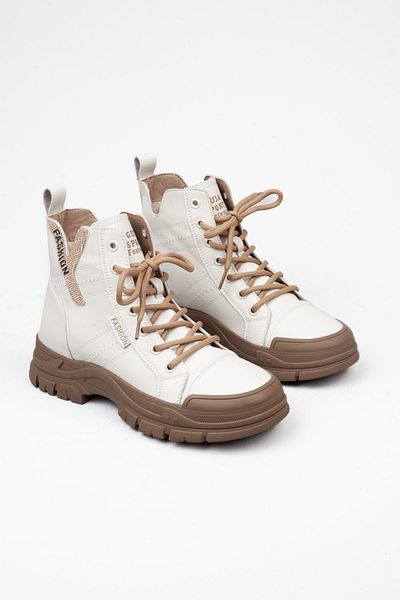 Adım Adım Beige Women's Casual Boots - Extra Flexible
