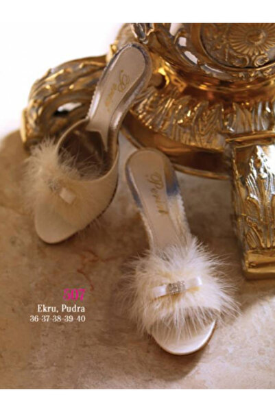 PERİN Весільні тапочки на низьких підборах