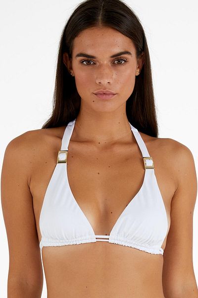 AYYILDIZ 63554 Top de bikini alb
