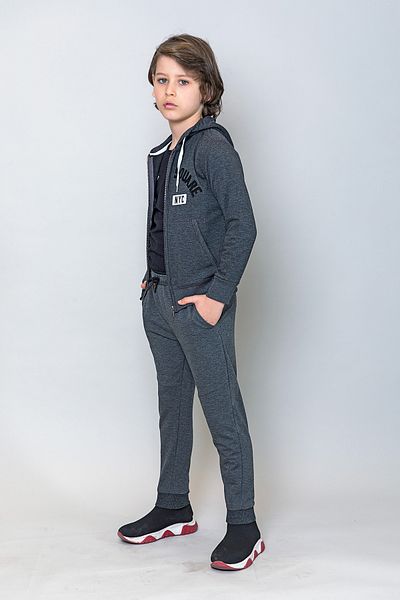incity Pantaloni de trening pentru băiat afumat cu talie elastică
