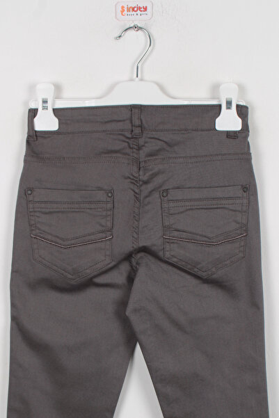 incity Boy's Smoked Waist Adjustable Skinny Leg Trousers