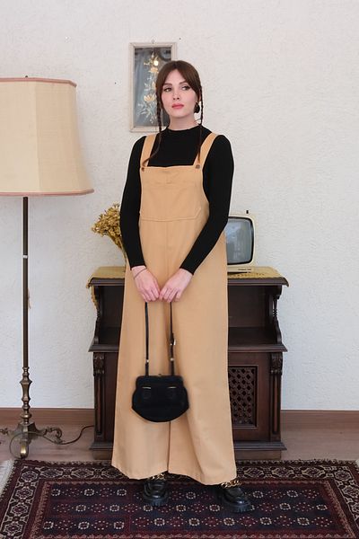 Ceylan Otantik Linen Salopet Jumpsuit