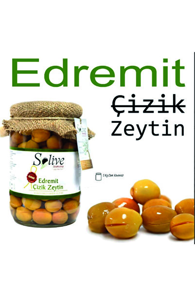 solive DUBLE EDREMİT ÇİZİK YEŞİL ZEYTİN