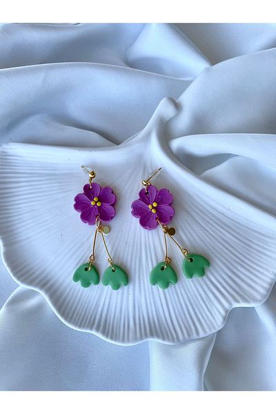 TREND Miyamila Collection Dangle Flower Earrings