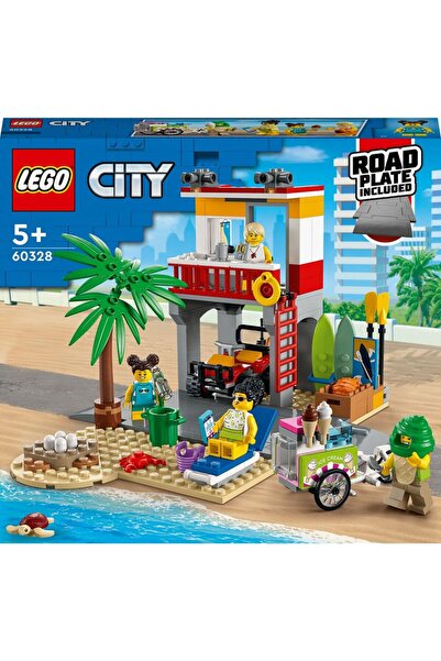 LEGO City Plaj Cankurtaran Merkezi 60328 Yapım Seti (211 Parça)