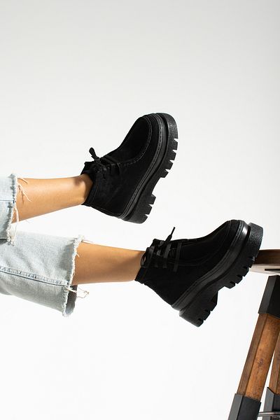 İnan Ayakkabı Γυναικείες Μπότες Μαύρο Suede (ΣΟΛΑ 7 CM)