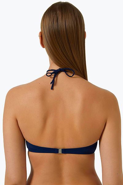 AYYILDIZ 63541 Navy Blue Strapless Bikini Top