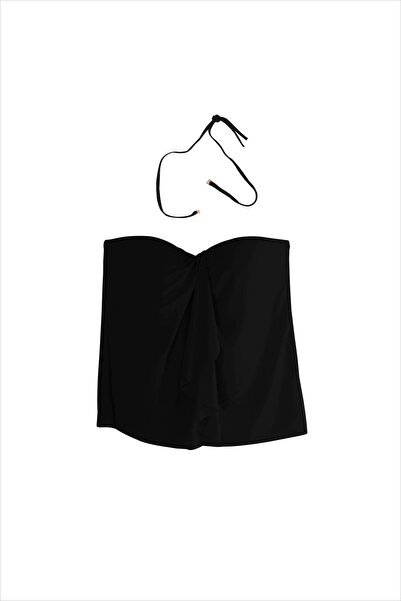 AYYILDIZ 63550 Černé tílko bez ramínek