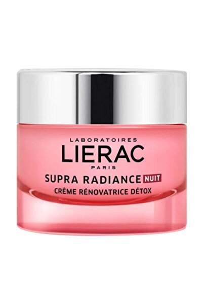 Lierac 50ml Night Cream - Suitable for All Skin Types, Detoxifying and Renewi...