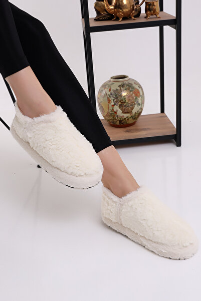 Wordex PWR EB085 شباشب شتوية قطيفة للسيدات أحذية منزلية منفوشة