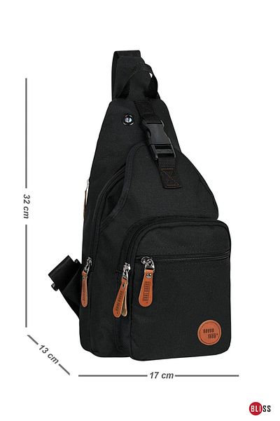 Bliss Unisex Multi-Functional Multi-Pocket Daily Shoulder Bag