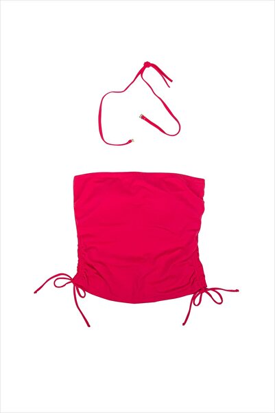 AYYILDIZ 63515 Red Strapless Tankini Top