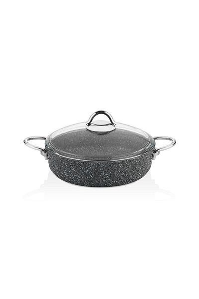 TRENDBULL Induction Compatible Flat Granite Pot 22 Cm