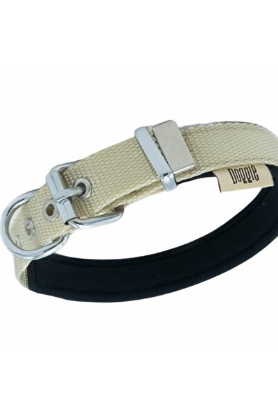Doggie Comfort Yumuşak Dokuma Köpek Boyun Tasması S 2x30-35cm Haki