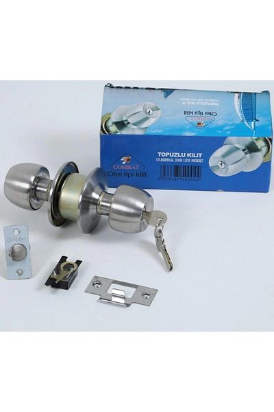 Depolife Knob Door Handle Lock Hotel Type Door Handle American Lock Wc Bathroom hotel type chrome satin