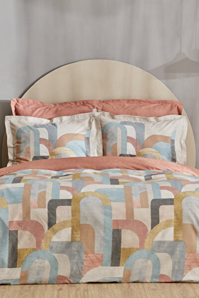 Karaca Home Σετ Παπλωματοθήκη Μονή Sava 100% Βαμβακερή Μπεζ