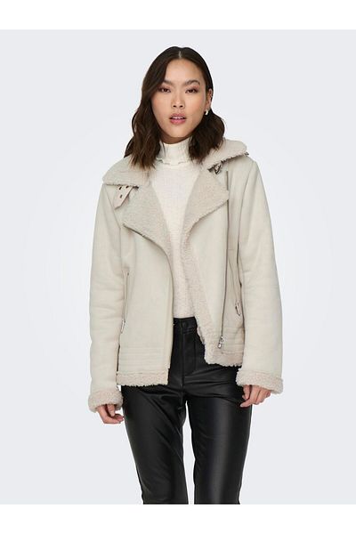 ONLY Jacket Collar Stone Women's Suede Coat 15304775