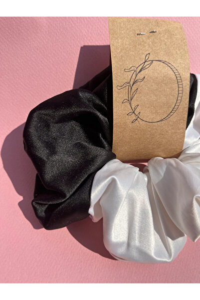 Donna Liberta Satin Buckle, Fluffy Luxury Large Size, Black and White Two Colors Custom Made Bestseller White And Black