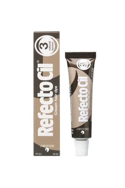 Refectocil Beyazları Kapama İçin Kaş ve Kirpik Boyası No:3 Koyu Kahve 15 ML