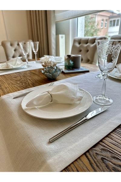 Decamor home Aleargă scurtă albă cu sclipici perlat