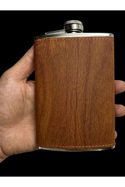 Elif Leather Flask Set Alk1410 Stainless Steel709544
