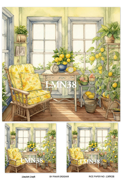 LİNEART Pirinç Dekopaj Kağıdı No:LMN38 29X42cm