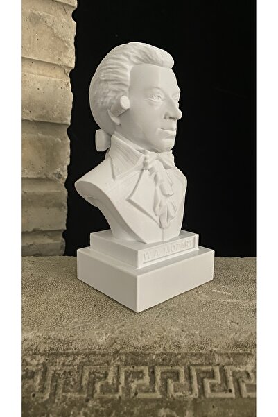 Root Made Wolfgang Amadeus Mozart Büstü Dekoratif Obje Bestekâr Mozart Biblo