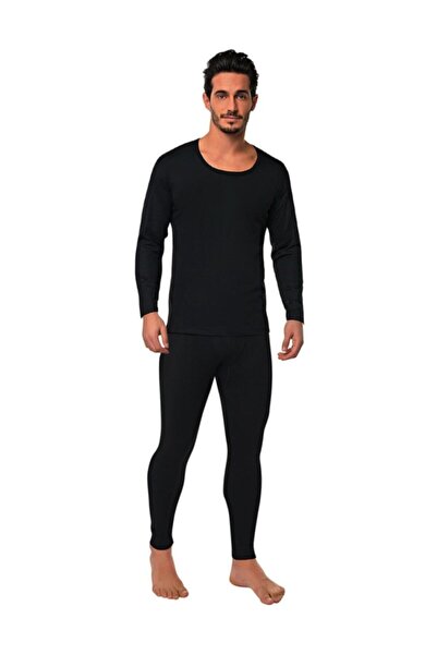 jilly jo Costum termic negru pentru bărbați