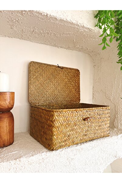 KaiHome Bamboo/Rattan Multi-Purpose Wicker Organizer/Organizer/Basket/Bath Or...